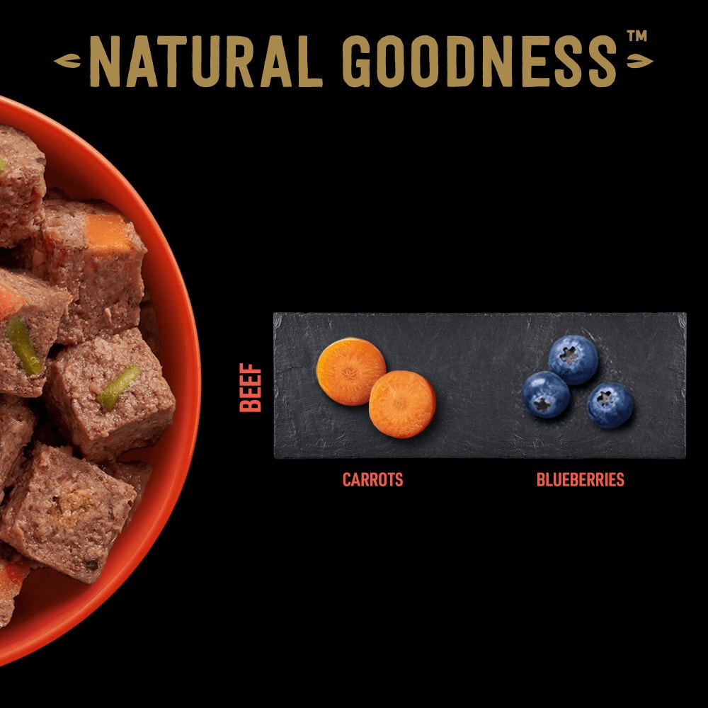 CESAR® NATURAL GOODNESS™ Grain Free Adult Dog Food Beef Terrine 100g Tray - 5