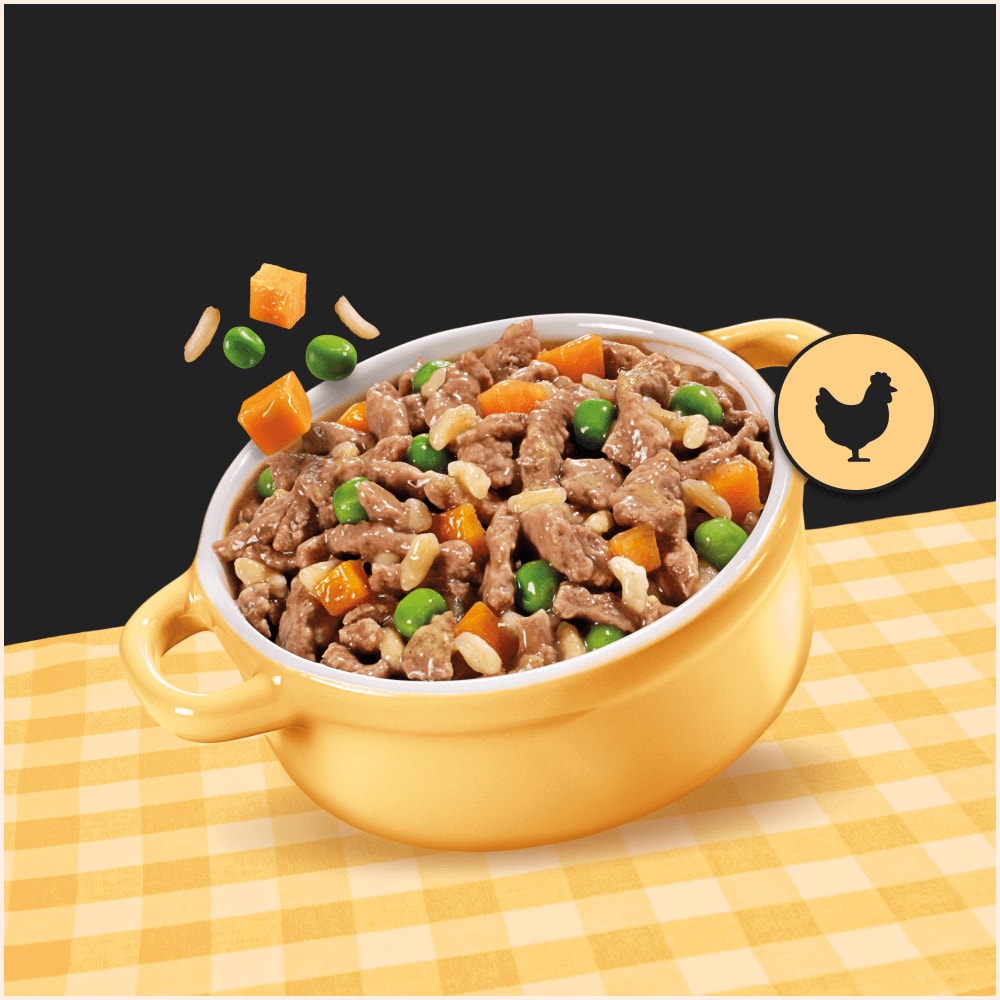 Cesar Country Stew Wet Dog Food tray Beef,Lamb & Chicken in Gravy 8 x 150g - 2