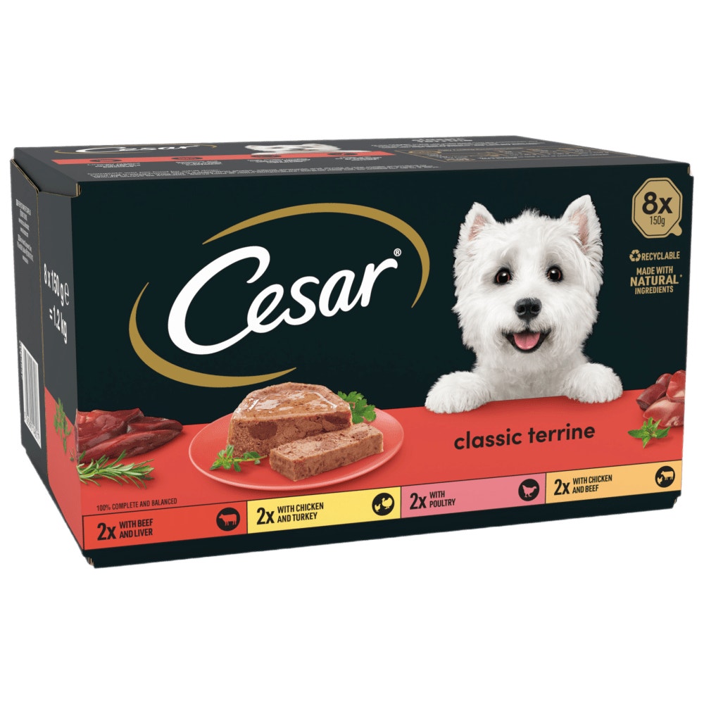 CESAR® Classic Terrine Variety Pack, Tray - 1