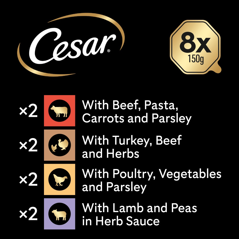 CESAR® Country Stew Variety Pack, Tray - 6