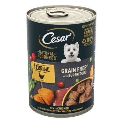 NATURAL GOODNESS™ Grain Free Dog Food Rich in Chicken in Loaf, Tin
