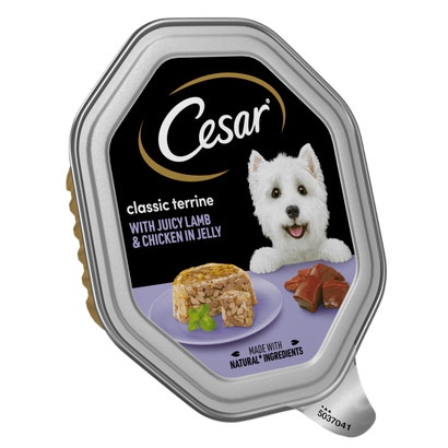 Classics Terrine Dog Food Tray Lamb & Chicken in Jelly